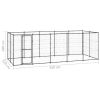 Outdoor Dog Kennel Steel 130.2 ft