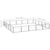 Dog Kennel Black 269.1 ft Steel