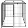 Dog Kennel Black 26 ft Steel