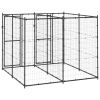 Outdoor Dog Kennel Steel 52.1 ft