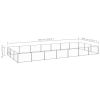 Dog Kennel Silver 266.0 ft Steel