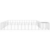 Dog Kennel Silver 403.8 ft Steel