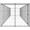 Outdoor Dog Kennel Steel with Roof 286.5 ft