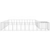 Dog Kennel Silver 338.6 ft Steel
