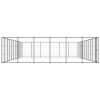 Outdoor Dog Kennel Steel 859.6 ft