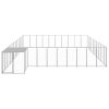 Dog Kennel Silver 338.6 ft Steel