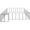 Dog Kennel Black 325.6 ft Steel