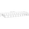 Dog Kennel Black 538.2 ft Steel