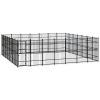 Outdoor Dog Kennel Steel 486.1 ft
