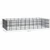 Outdoor Dog Kennel Steel 496 ft