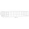 Outdoor Dog Kennel Galvanized Steel 703.3 ft