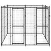 Outdoor Dog Kennel Steel 52.1 ft