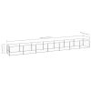 Dog Kennel Silver 75.3 ft Steel