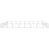 Dog Kennel Silver 516.7 ft Steel