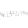 Dog Kennel Silver 266.0 ft Steel