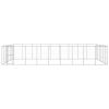 Outdoor Dog Kennel Galvanized Steel 703.3 ft