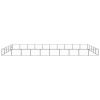 Dog Kennel Black 538.2 ft Steel