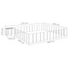 Dog Kennel Silver 403.8 ft Steel