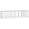 Outdoor Dog Kennel Steel 182.3 ft