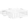 Dog Kennel Silver 338.6 ft Steel
