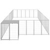 Dog Kennel Silver 286.5 ft Steel