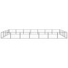 Dog Kennel Black 301.4 ft Steel