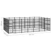Outdoor Dog Kennel Steel 277.7 ft