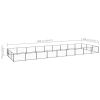 Dog Kennel Black 290.6 ft Steel