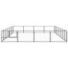 Dog Kennel Black 301.4 ft Steel