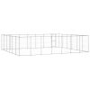 Outdoor Dog Kennel Galvanized Steel 547 ft