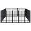 Outdoor Dog Kennel Steel 446.4 ft