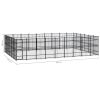 Outdoor Dog Kennel Steel 535.7 ft