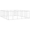 Outdoor Dog Kennel Galvanized Steel 390.7 ft
