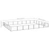 Dog Kennel Black 376.7 ft Steel