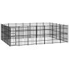Outdoor Dog Kennel Steel 347.2 ft