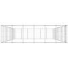 Outdoor Dog Kennel Galvanized Steel 859.6 ft