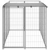 Dog Kennel Silver 26 ft Steel