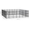 Outdoor Dog Kennel Steel 486.1 ft