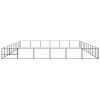 Dog Kennel Black 645.8 ft Steel