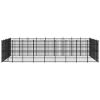 Outdoor Dog Kennel Steel 535.7 ft