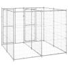 Outdoor Dog Kennel Galvanized Steel 52.1 ft