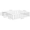 Dog Kennel Black 403.8ft Steel