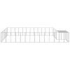 Dog Kennel Silver 247.5 ft Steel