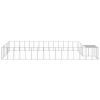 Dog Kennel Silver 286.5 ft Steel