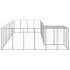 Dog Kennel Silver 143.3 ft Steel