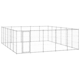 Outdoor Dog Kennel Galvanized Steel 390.7 ft