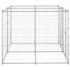 Outdoor Dog Kennel Galvanized Steel 52.1 ft