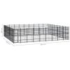 Outdoor Dog Kennel Steel 714.3 ft