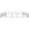 Dog Kennel Black 484.4 ft Steel