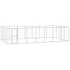 Outdoor Dog Kennel Galvanized Steel 364.7 ft